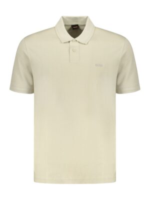 Hugo Boss Beige Cotton Polo Shirt