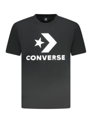 Converse Black Cotton T-Shirt