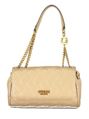 Guess Jeans Beige Polyethylene Handbag