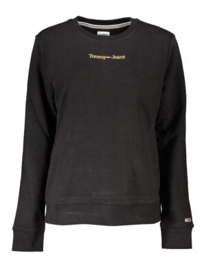 Tommy Hilfiger Black Cotton Women Sweater