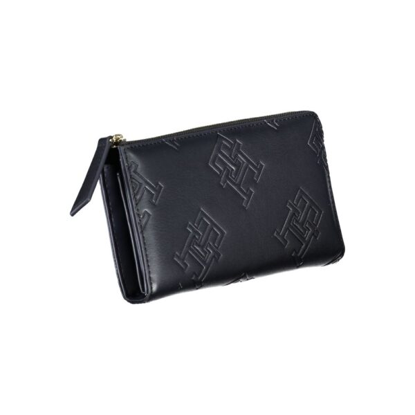 Tommy Hilfiger Elegant Blue Zip-Around Wallet - Image 3