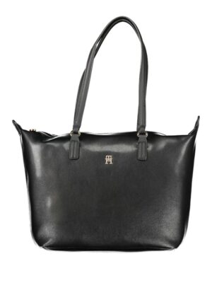 Tommy Hilfiger Black Polyester Handbag