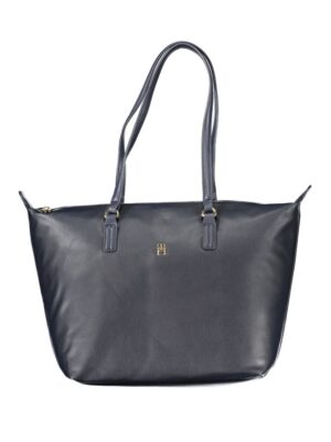 Tommy Hilfiger Blue Polyester Handbag