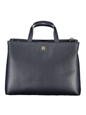 Tommy Hilfiger Blue Polyester Handbag