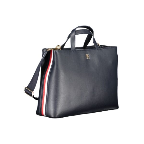 Tommy Hilfiger Blue Polyester Handbag - Image 3