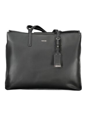 Calvin Klein Black Polyester Women Handbag