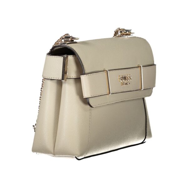 Guess Jeans Beige Polyethylene Women Handbag - Image 3