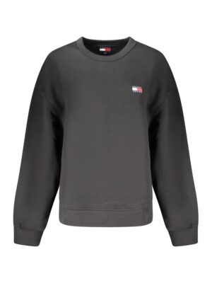 Tommy Hilfiger Black Cotton Women Sweater