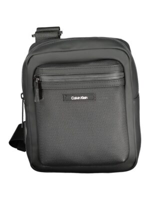 Calvin Klein Black Polyester Men Shoulder Bag