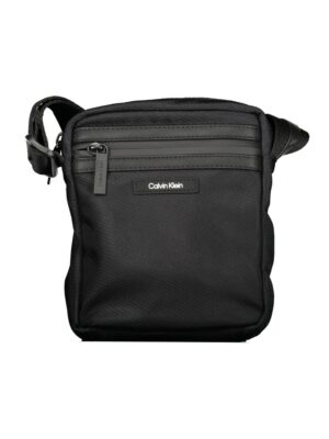 Calvin Klein Black Polyester Men Shoulder Bag