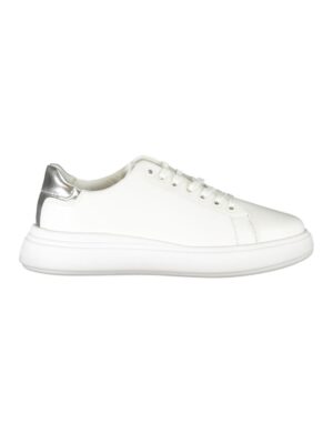 Calvin Klein Chic White Sneakers with Contrast Details