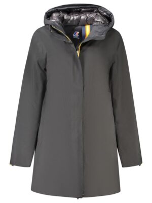 K-WAY Black Polyester Women Coat