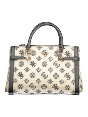Guess Jeans Black Cotton Handbag