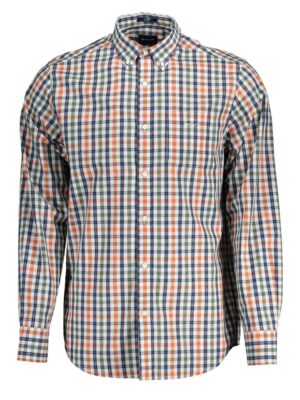 Gant Green Cotton Men Shirt