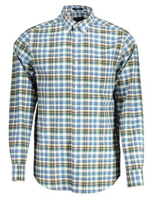 Gant Blue Cotton Mens Shirt