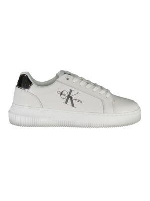 Calvin Klein White Leather Women Sneaker
