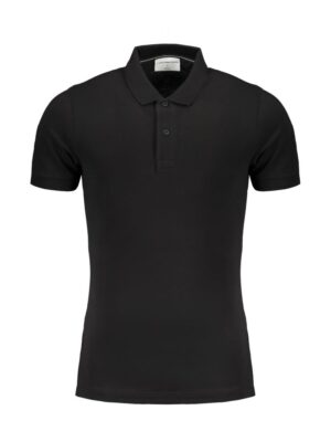 Calvin Klein Black Cotton Polo Shirt
