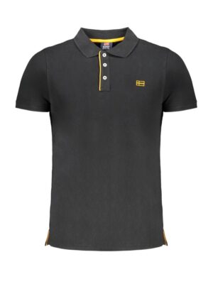 Norway 1963 Black Cotton Polo Shirt