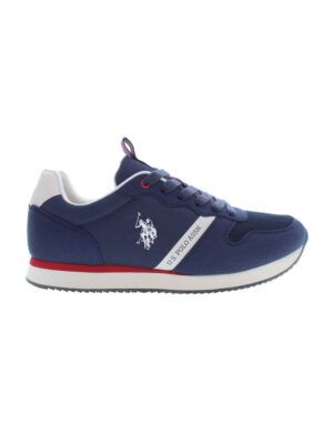 U.S. POLO ASSN. Blue Polyester Sneaker