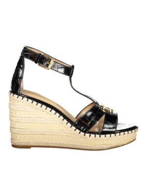 Ralph Lauren Black Polyester Sandal