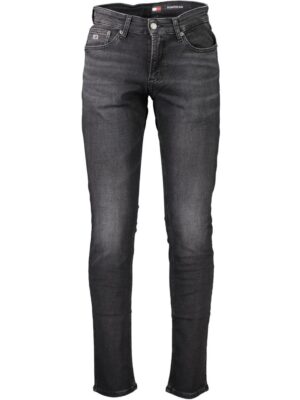 Tommy Hilfiger Black Cotton Jeans & Pant