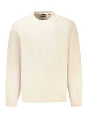 Hugo Boss Beige Cotton Men Sweater