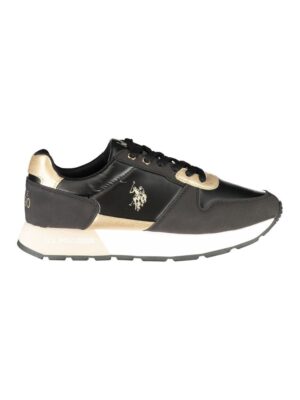 U.S. POLO ASSN. Black Polyester Women Sneaker