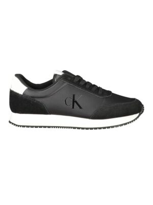 Calvin Klein Black Polyester Men Sneaker