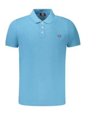 Norway 1963 Light Blue Cotton Men Polo Shirt