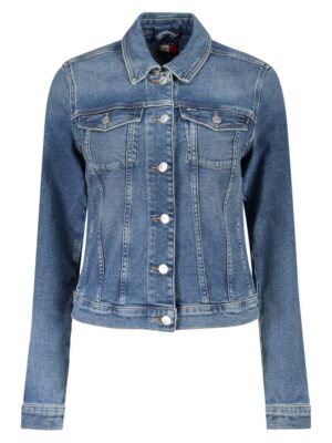 Tommy Hilfiger Blue Cotton Women Jacket