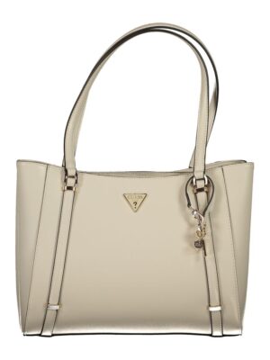 Guess Jeans Beige Polyethylene Women Handbag