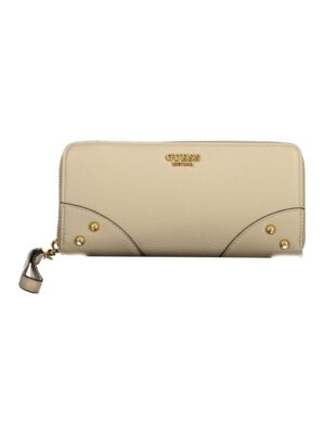 Guess Jeans Beige Polyethylene Women Wallet