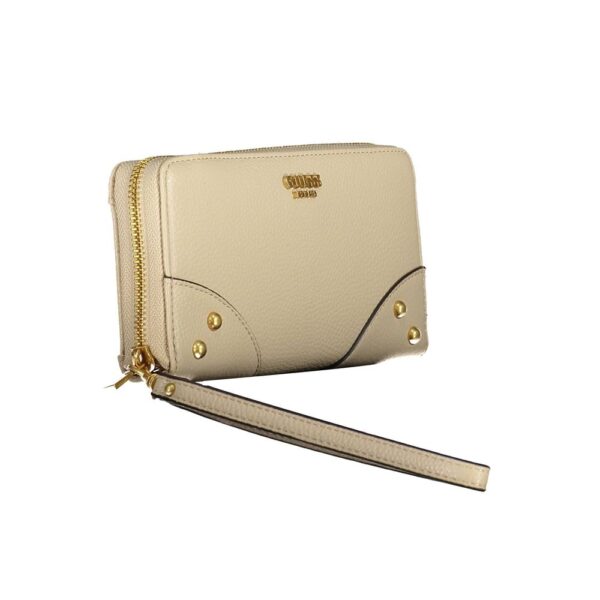 Guess Jeans Beige Polyethylene Women Wallet - Image 3