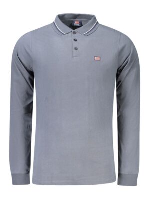 Norway 1963 Gray Cotton Men Polo Shirt