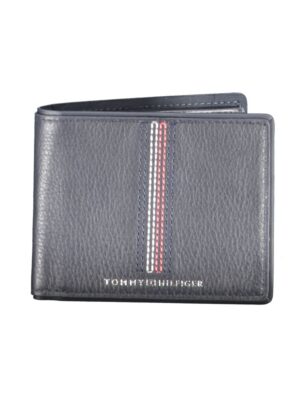 Tommy Hilfiger Blue Leather Wallet