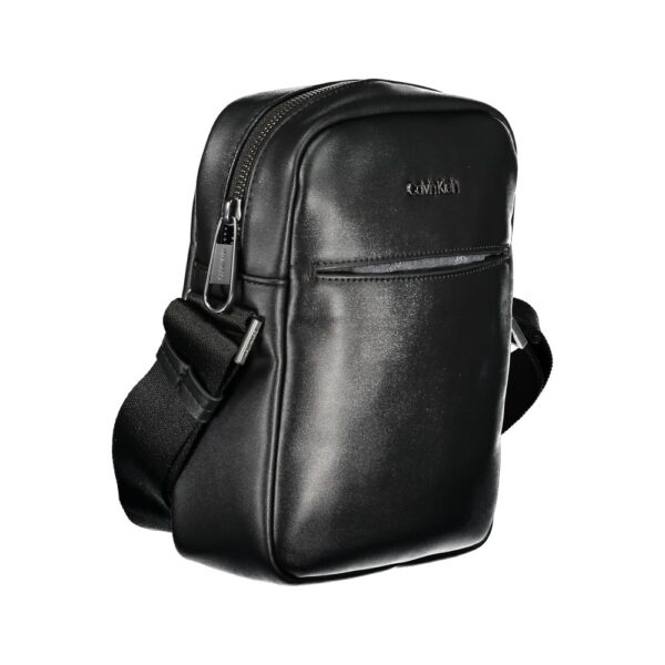 Calvin Klein Eco-Chic Black Shoulder Bag with Logo Detail - Image 3