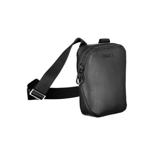 Calvin Klein Sleek Black Shoulder Bag with Logo Detail - Image 2