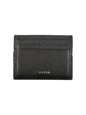 Calvin Klein Sleek Leather Card Holder with Money Clip