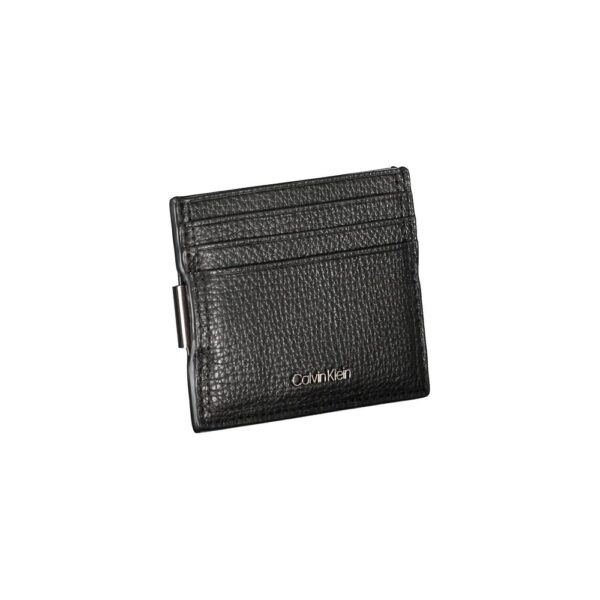 Calvin Klein Sleek Leather Card Holder with Money Clip - Image 3