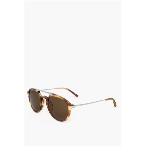 Linda Farrow Brown Haircalf Sunglass - Image 2