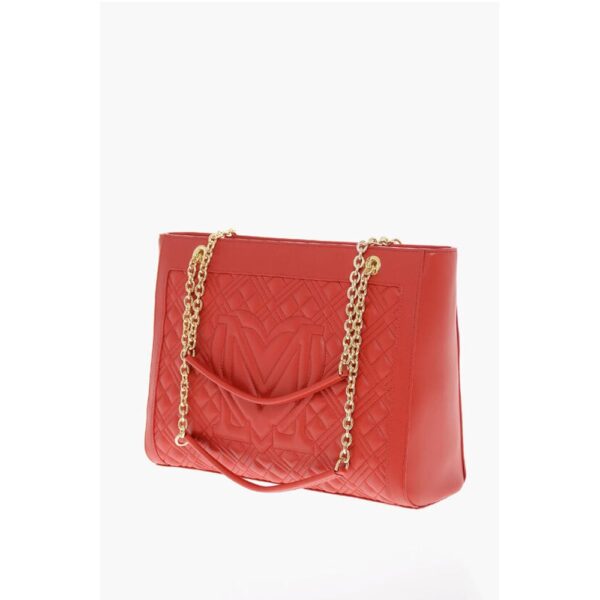 Moschino Red Polyethylene Tote Bag - Image 2