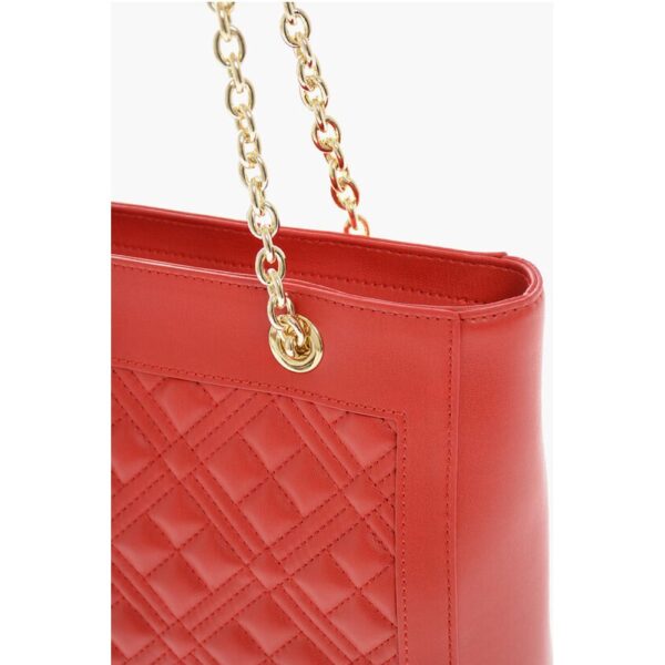 Moschino Red Polyethylene Tote Bag - Image 3