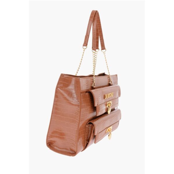 Moschino Brown Polyurethane Shoulder Bag - Image 2