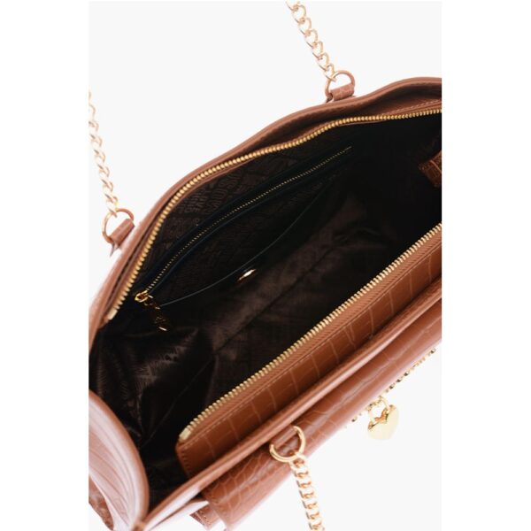 Moschino Brown Polyurethane Shoulder Bag - Image 5