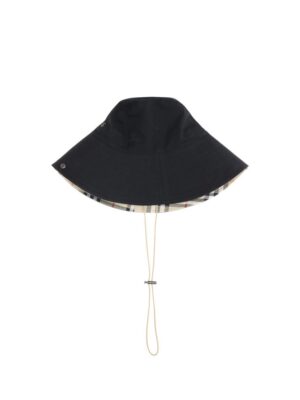 Burberry Check brim gabardine Bucket Hat