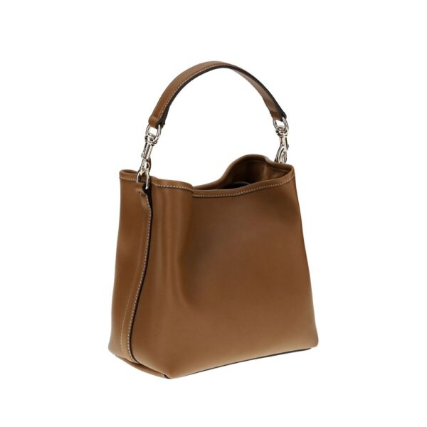 Gucci GG Emblem Leather Bucket Bag - Image 3