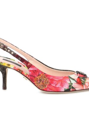 Dolce & Gabbana Multicolor Polyester Sandal