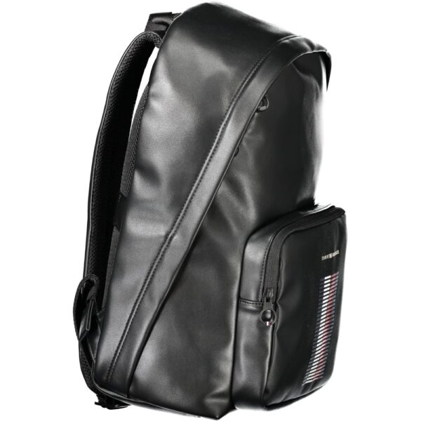 Tommy Hilfiger Black Polyethylene Men Backpack - Image 3