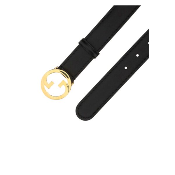 Gucci Leather GG Belt - Image 2
