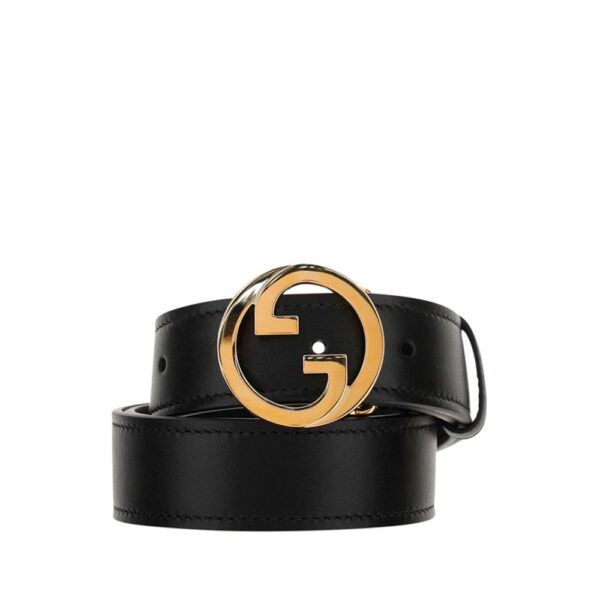 Gucci Leather GG Belt - Image 3